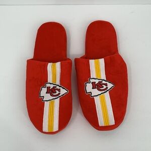 FOCO Kansas City Chiefs plush slide slipper mule KC NFL Football men new L 11 12